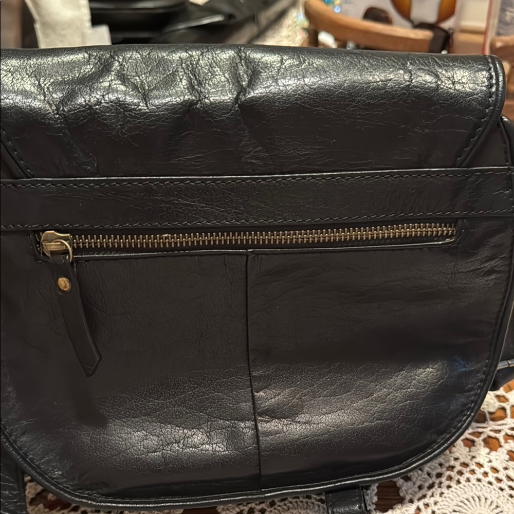 Black Leather DIBA True Crossbody Bag - Picture 2 of 5